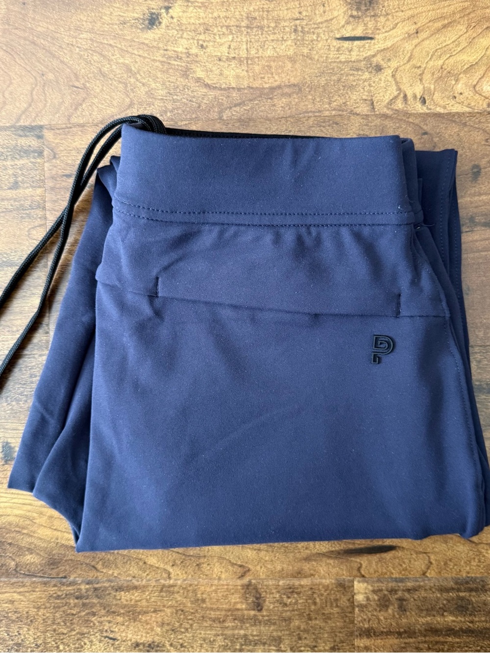 Public Rec Mens Blue Jogger Pants 28W Slim Tapered Zip Pockets Stretch NWOT